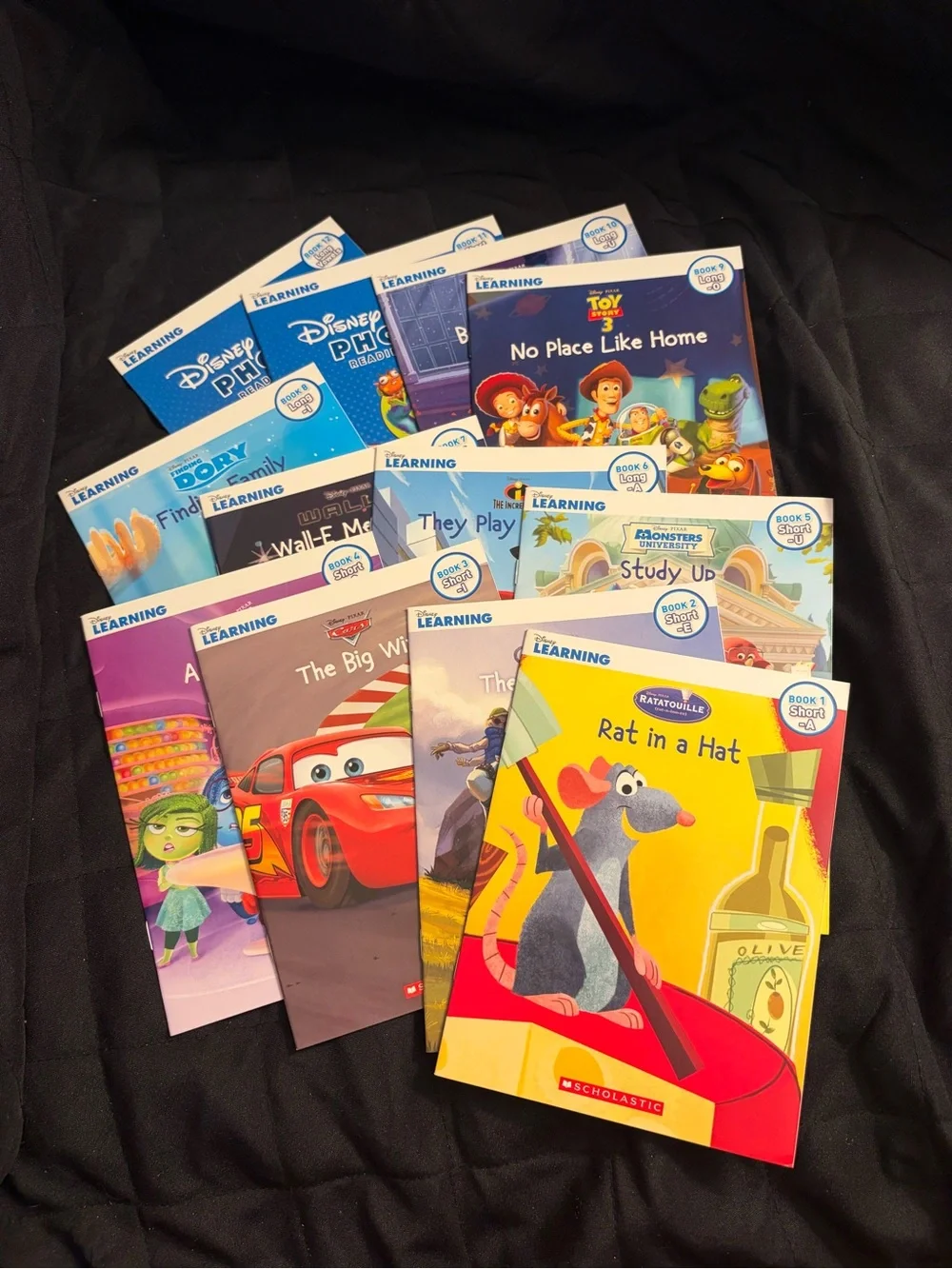 Disney Pixar Phonics Reading Program Complete 12 Book Set
